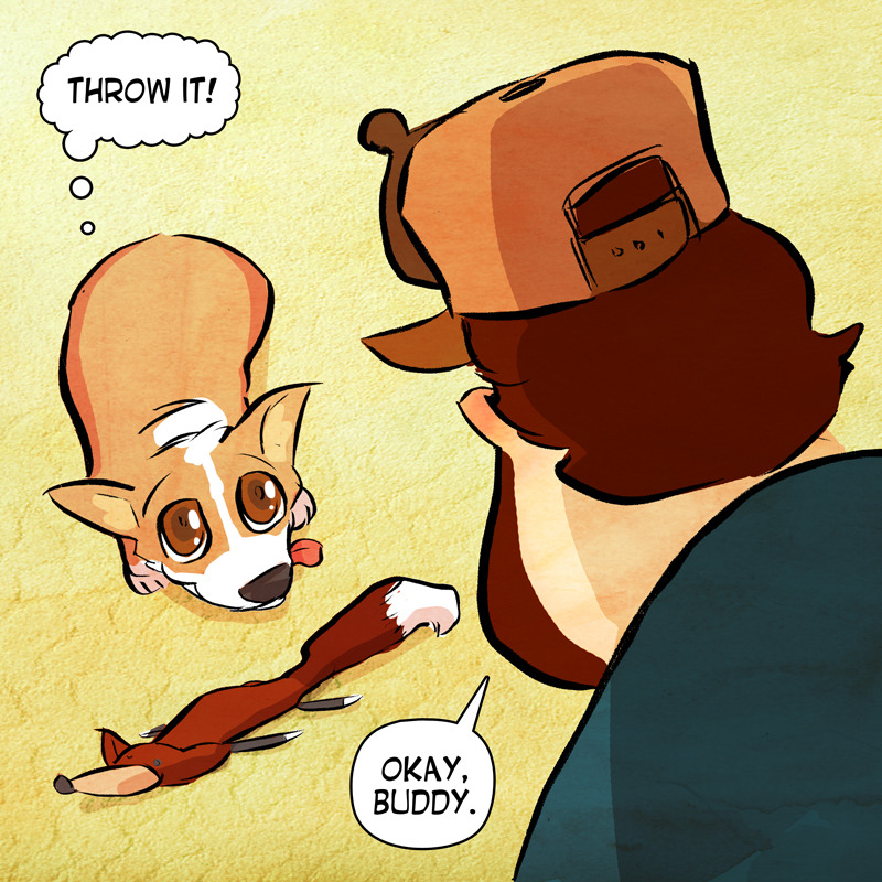 thefrogman:  For a more defined bicep, do twelve corgi-curls daily. Artwork by Chris