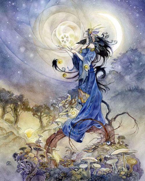 shadowscapes-stephlaw:“Dusk” one of my older pieces that was a cover for a Changling boo