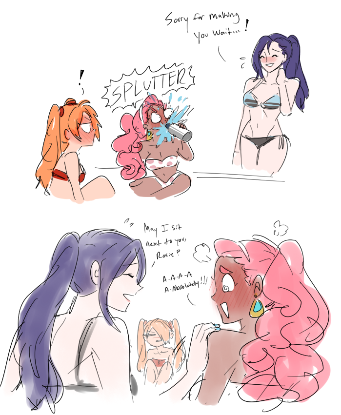 lazy draws of my girls again