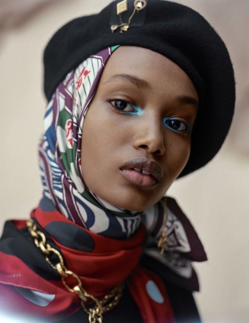 pocmodels:Ugbad Abdi by Steven Pan for Elle US - May 2019