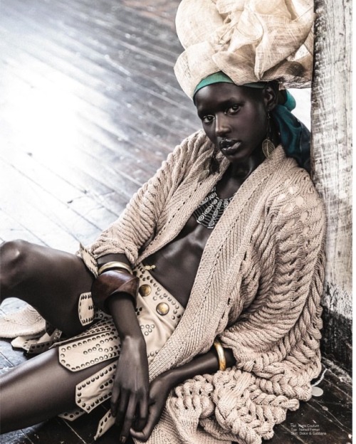 Ajak Deng for D4 Magazine by Jun S. Yoon
