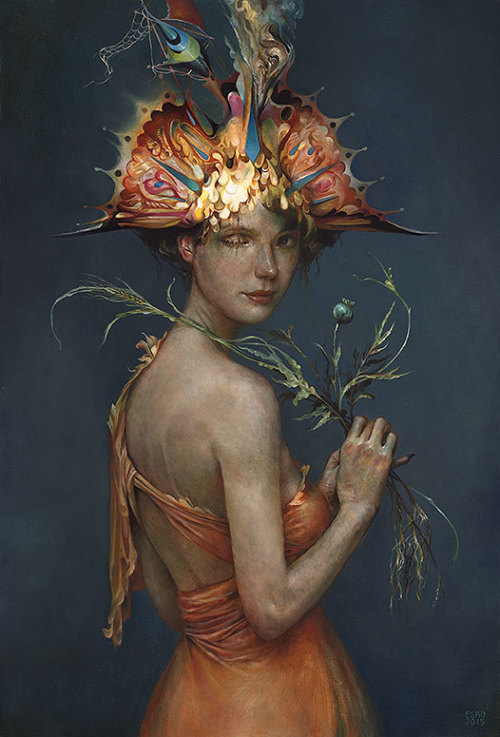 Esao Andrews for The Gilded Age @ Thinkspace GalleryLos Angeles painter Esao Andrews places vibrant 