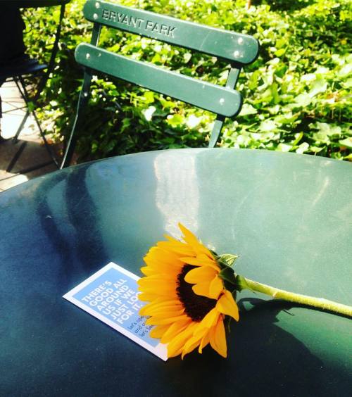 kenzi529:Random act of kindness in Bryant Park #seegooddaily #newyorkcity #kenzinthecity #nyc #sun