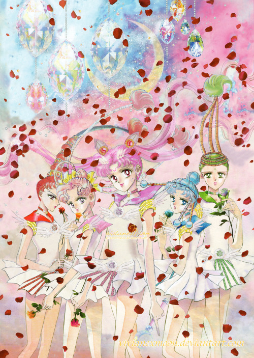 sailormooncosmosarc:This edit was quite a LOT of work – Neo Sailor Moon and her Sailor Quartet