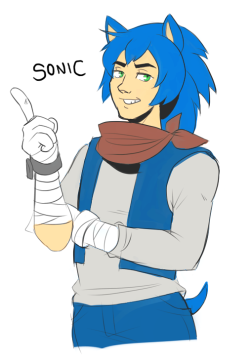 duck-princess:  spent the whole day doodling sonic boom gijinkas ahahHAA i need to do homework 