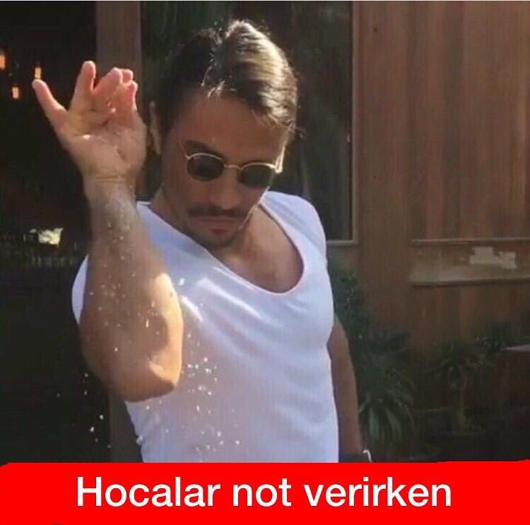 Hocalar not verirken