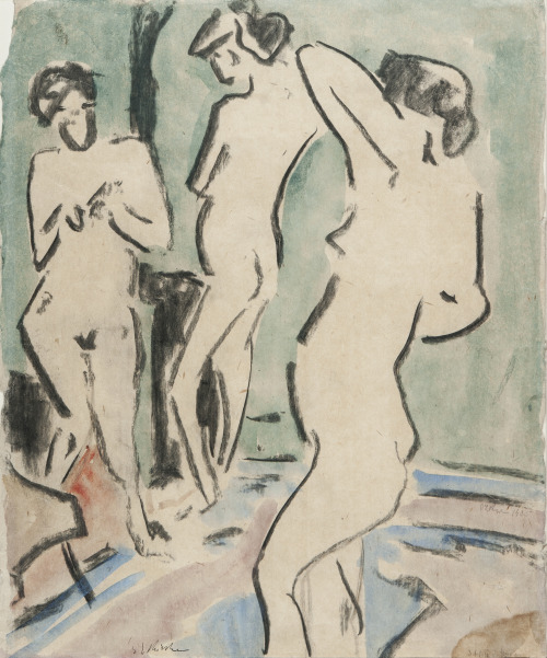 amare-habeo:Ernst Ludwig Kirchner (1880-1938), Drei porn pictures