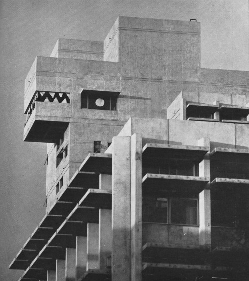 fuckyeahbrutalism: Wurster Hall, University of California, Berkeley, California, 1966 (Joseph Esheri