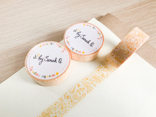 washi tape designed by me now available on my etsy! 