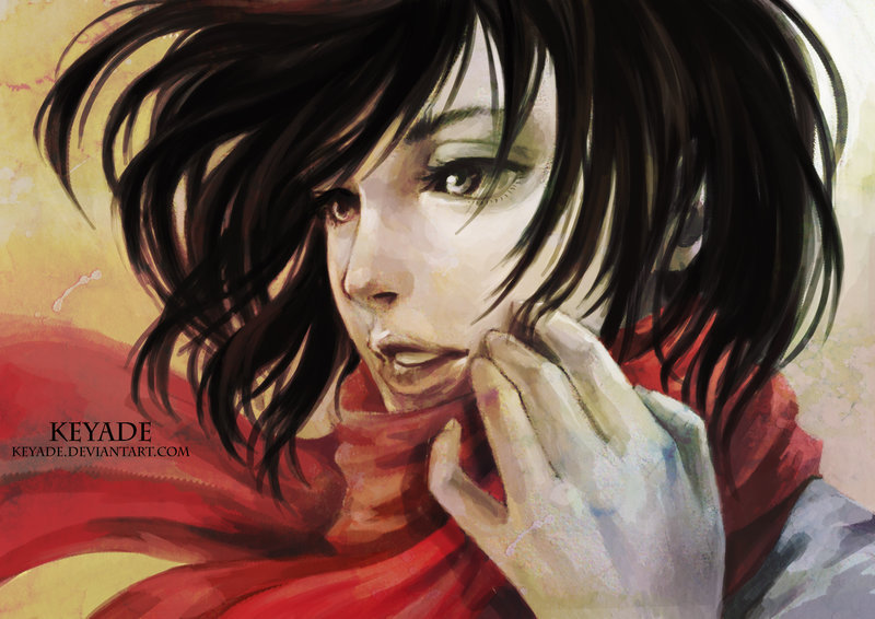 keyade:Art Trade with Weiheng :) Hope you like it! She’s Mikasa Ackerman from Shingeki