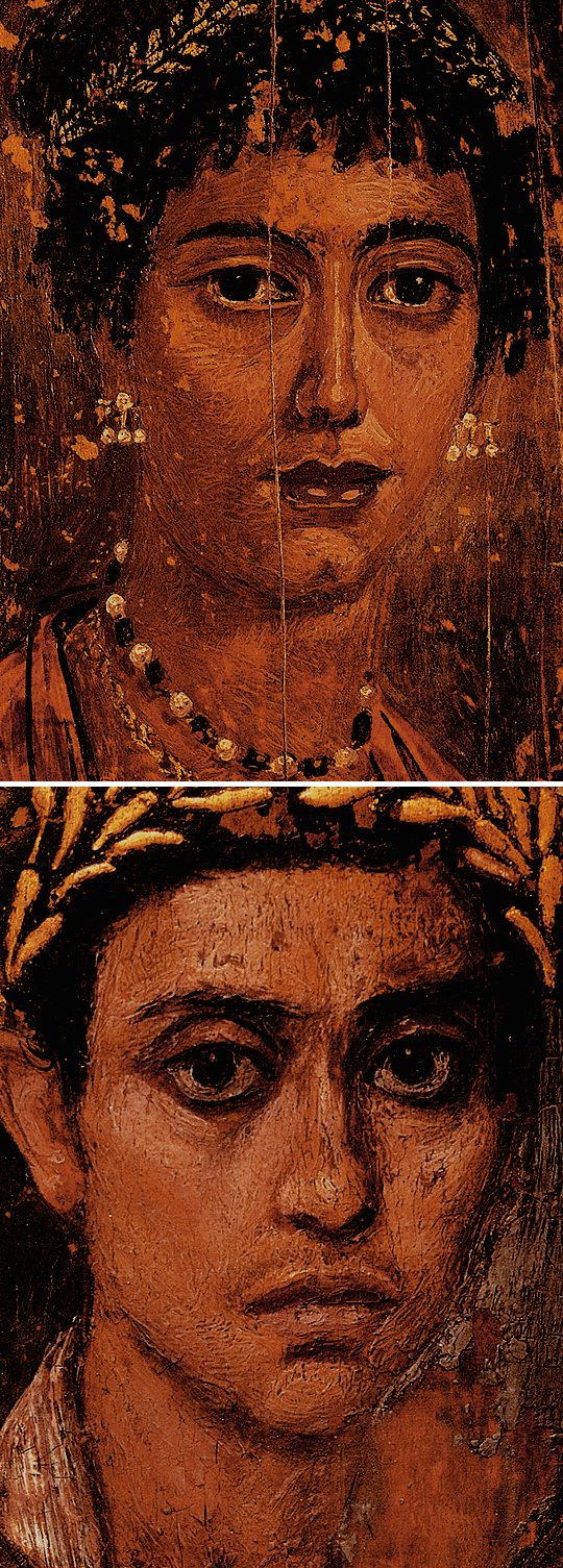 PAINTED MUMMY PORTRAITS OF EGYPTIANS DURING THE ROMAN PERIOD