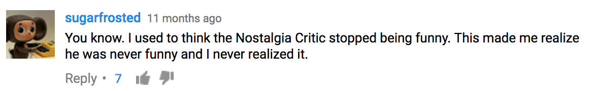 shingojira: this is the most relatable youtube comment ive ever read