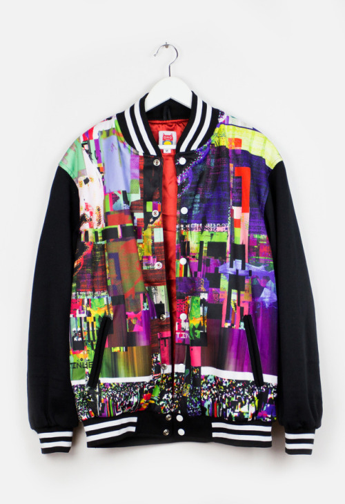 omocat:  glitchboy varsity jackets are back in stock! 