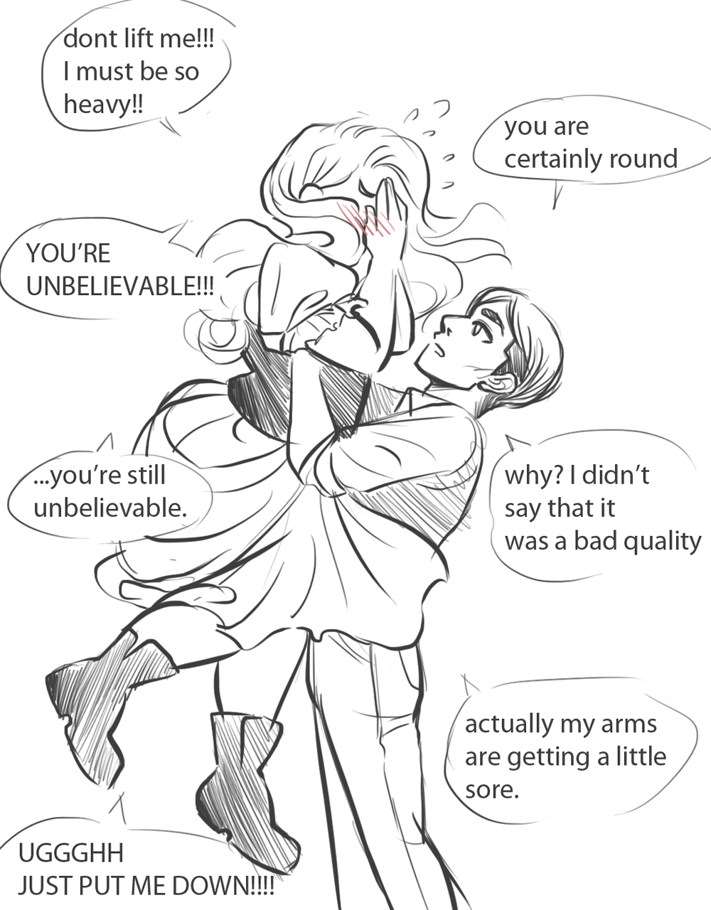 drinkyourfuckingmilk:  chubby floofy-haired marie with tall nerd erwin who thinks