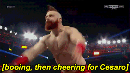 iteamhelena:  Cesaro secretly helping Sheamus to boost his self-esteem is the best thing ever! :D