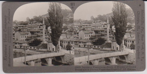 Today is the 100th Anniversary of the assassination of Archduke Franz Ferdinand in Sarajevo.  This i