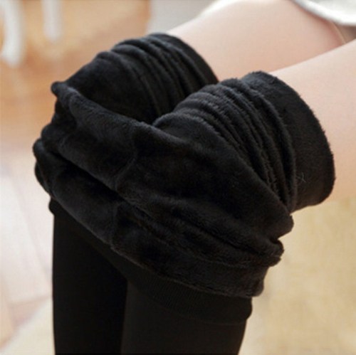 lovelyanifashion: Casual Women Pure Color Velvet Thickening Warm Leggings Flash Deal up to 60% off! 