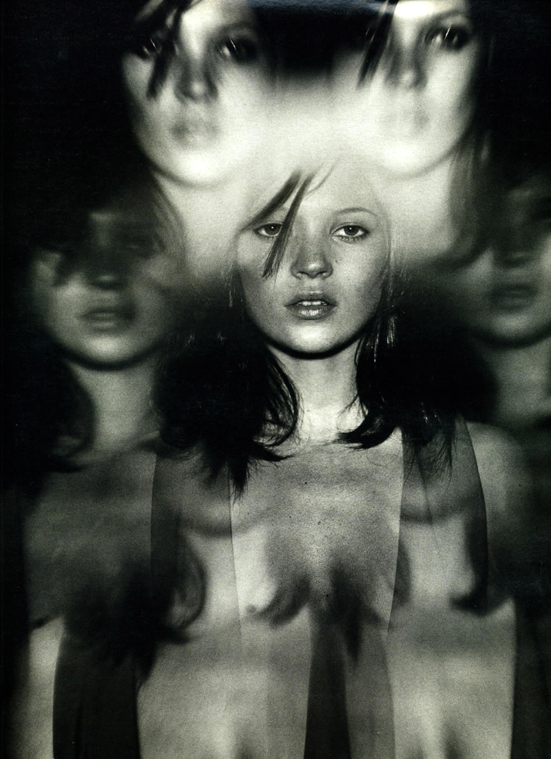 celines:  Kate Moss by Nathaniel Goldberg for W Magazine May 1997 