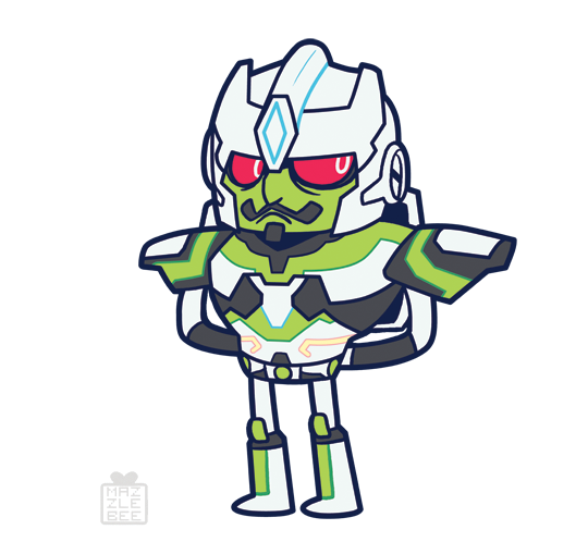 mazzlebee:  A small man and a large man