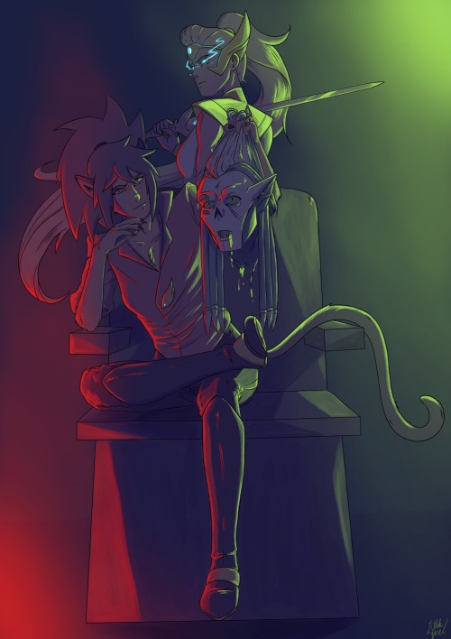 My Catradora AU Where They Defeat Horde Prime As A Power Couple. Dont Have A Story Written Out, But The