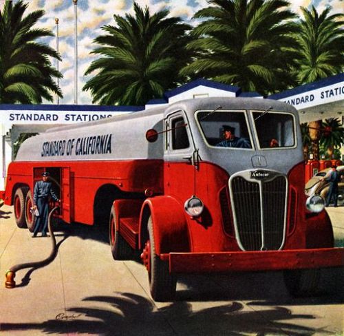 doyoulikevintage:1945 Autocar Tanker.