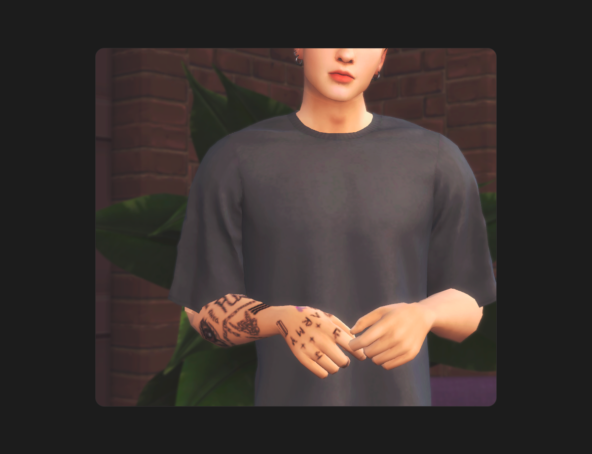 Zendiesims Bts Jungkook Tattoo Birthday Update Sims 4