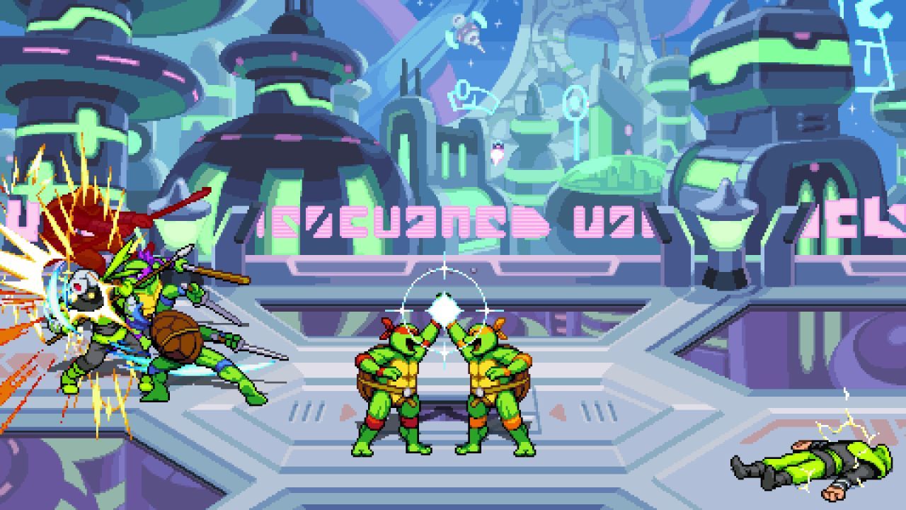 TMNT, TMNT: Shredder's Revenge, Action, Beat-Em'-Up, Technodrome, 2D art, Ninja Turtles