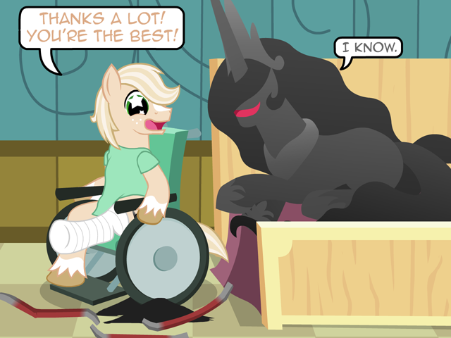 nopony-ask-mclovin:  There are 3 crowbars over there…. do you know what that means?