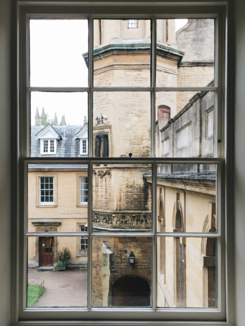 Some nice views from my room whilst I was staying at Hertford College, Oxford University