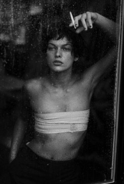 afrouif:Milla Jovovich by Peter Lindbergh 
