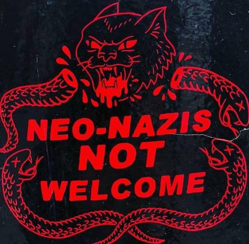 fuckyeahanarchistposters: Rad antifascist design by Cat Coven