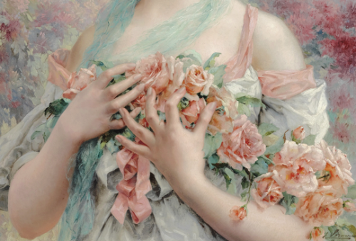 vintagegal: Emile Vernon (1872-1919)- The Rose Girl 