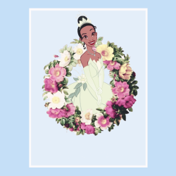 animacia:  flower princess // tiana 