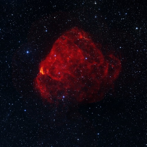 Puppis A is a supernova remnant about 100 light-years across. The supernova occurred approximately 3