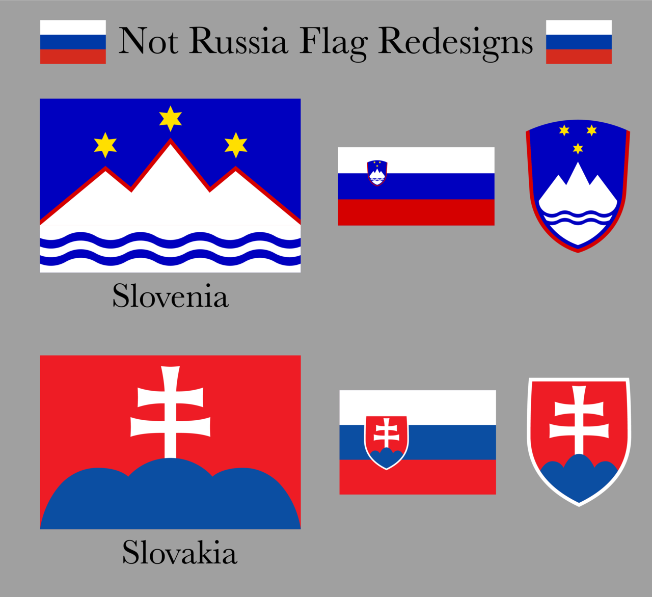 Russian flag redesign : r/vexillology