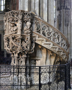 daughterofchaos:  The pulpit at Stephansdom