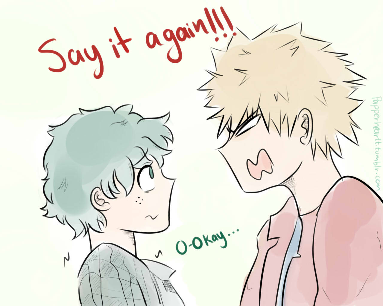 papperheartt:  Bakudeku week Day 4: A close call / Frustration? / Tight embracesTo