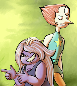 squishableheadboobs:  Pearl isn’t up for your shit Amethyst 