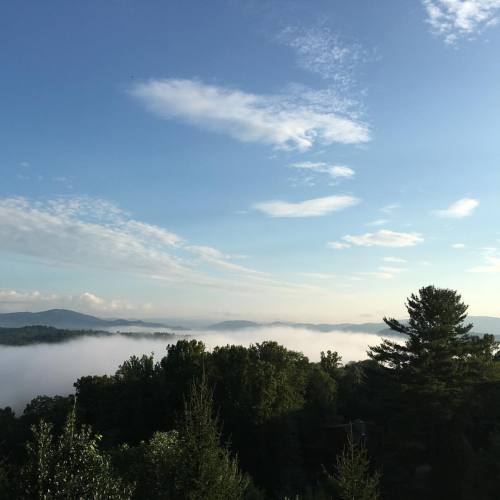 #foggymornings #pineycreek #allegheny #northcarolina #mountains