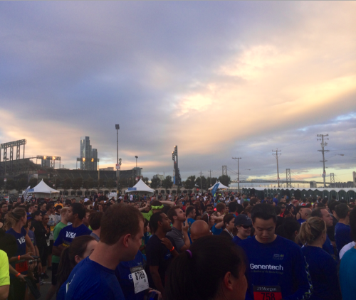 1T. Corporate challenge Just a casual running competition in the middle of the week…