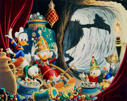 The Cave of Ali Baba (1973) by Carl Barks. Based on his 1962 story of the same name.