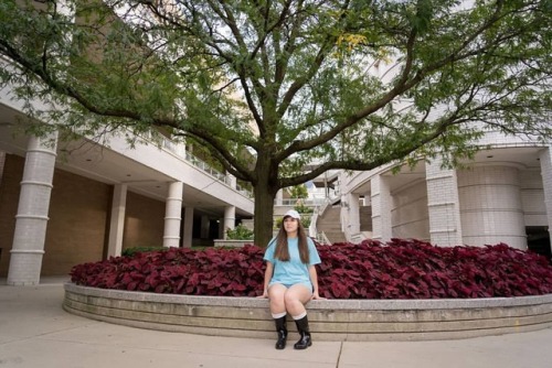 Taking a short break under the dendritic tree, trying to not think about the snow that Chicago got t