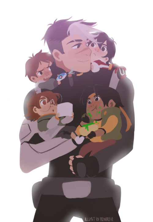 renareveillust:#Spacedad was imortalised in today’s #VoltronLegendaryDefenders Podcast and so I drew