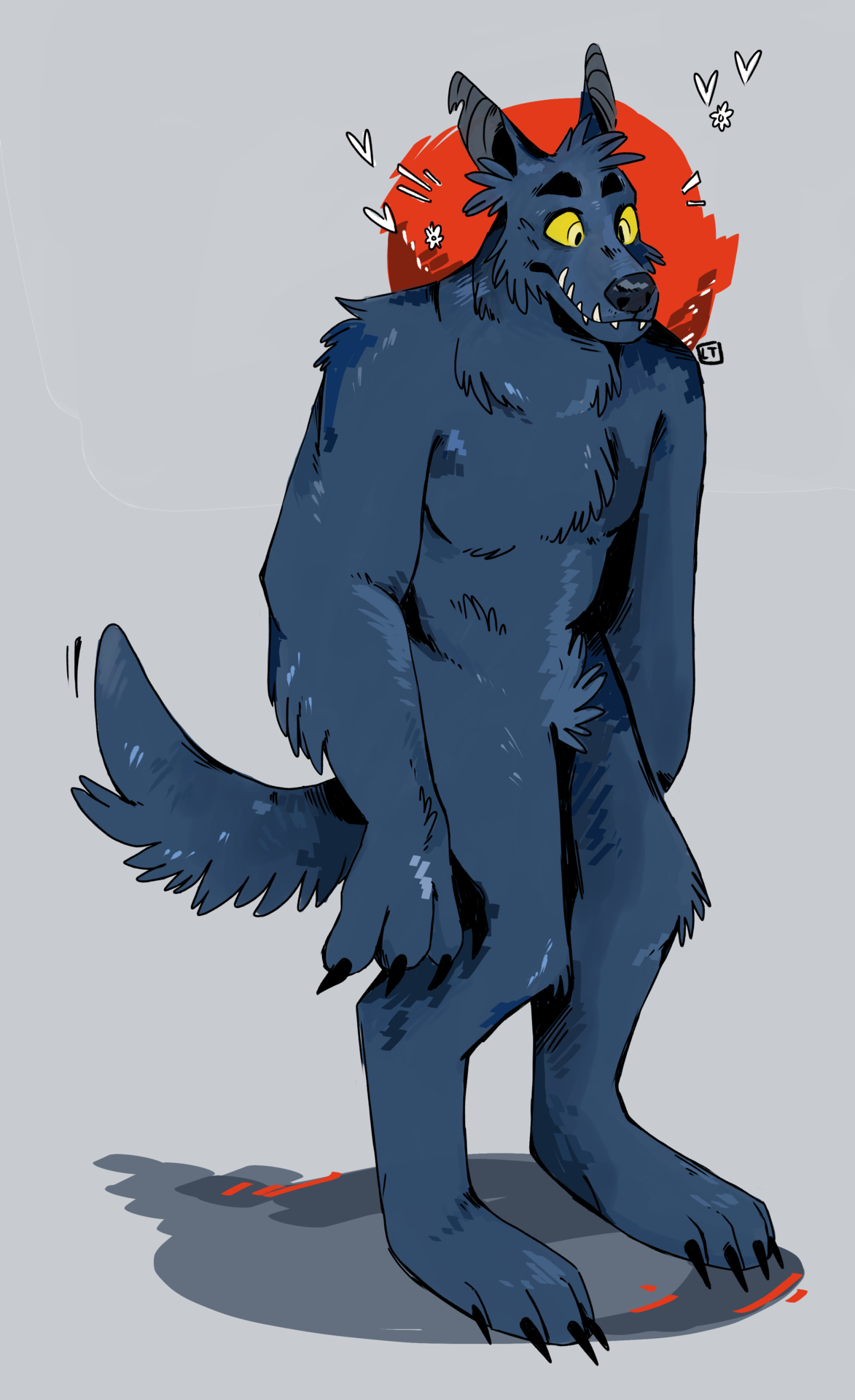 lydkyd-art: Some werewolves for @baddfinch ! I love your constant support man thank