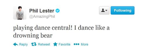 the-whale-incident:  ninewsh:  someone once asked me why i like phil lester so much…  only. phil. 