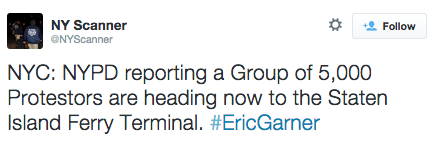 socialjusticekoolaid:  HAPPENING NOW (12/4/14): Protesters are converging on the Staten Island Ferry, attempting to reach the location of Eric Garner’s death on Staten Island. #thisendsnow #staywoke 