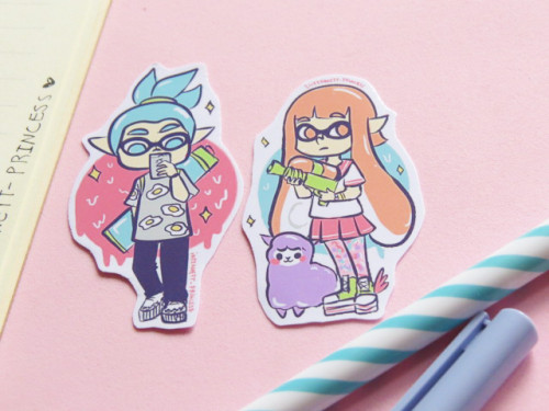 Lots of stickers in my Storenvy shop! (worlwide shipping!) Printed on Waterproof glossy adhesiv