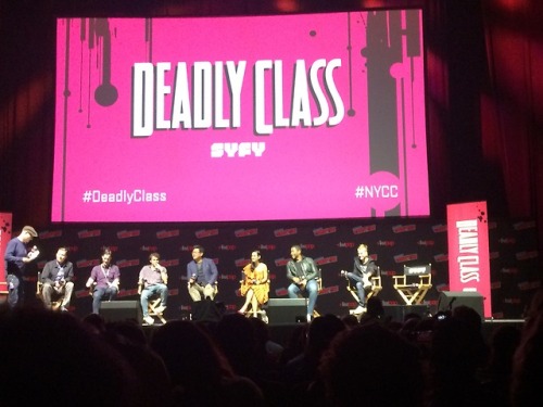 NYCC 18 Saturday Deadly Class panel Executive produced by the Russo Brothers (Captain America: WS, A