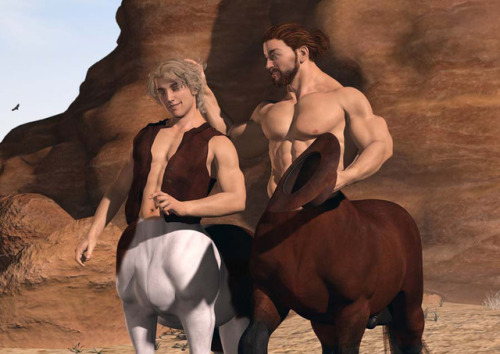 priapusofmilet:  Centaur Tale - Anonymous commission with very kind permission to be published on my blogs. It´s the story of Haley and Scott, two centaurs riding West.If you want to know more about this and other projects, have a look at my Patreon