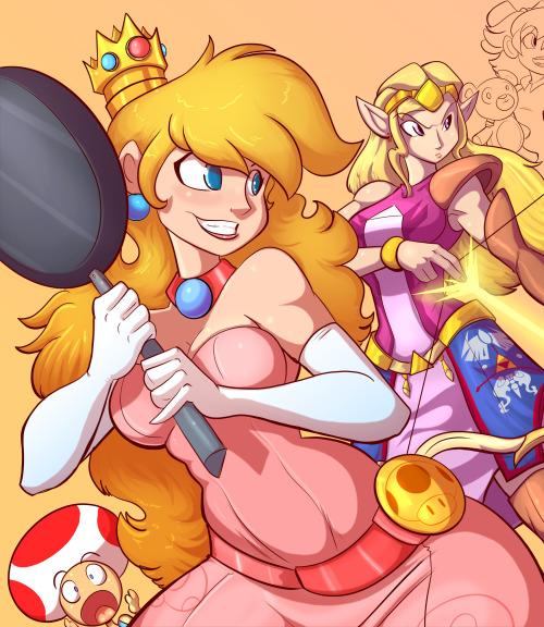 jaehthebird:  A WIP of a pic im doing of some of the female  